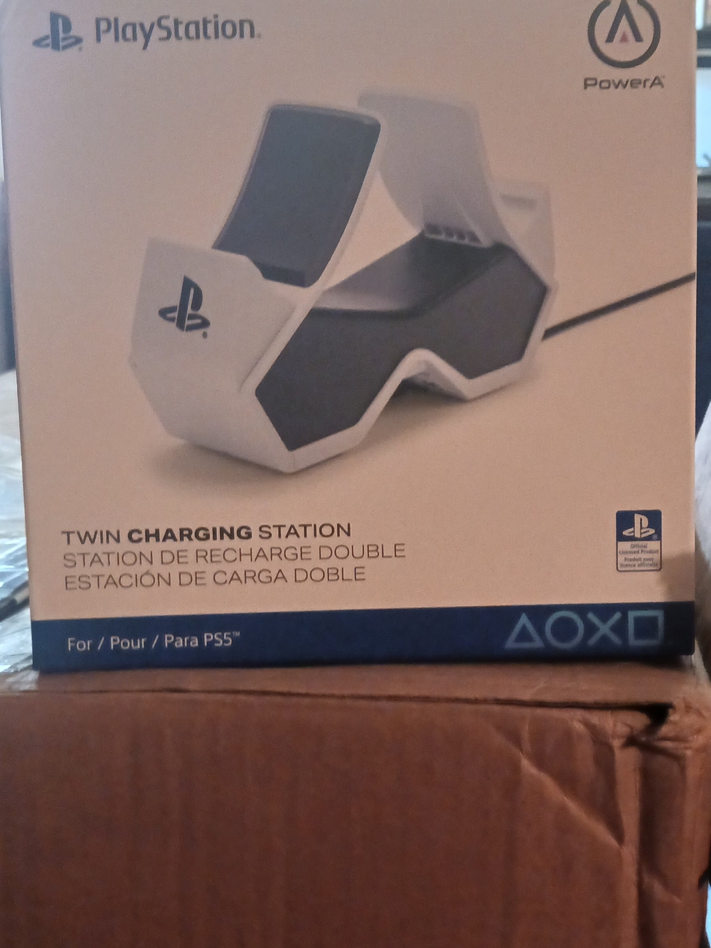 Sony PlayStation PS5 White and Black Twin Charging Station